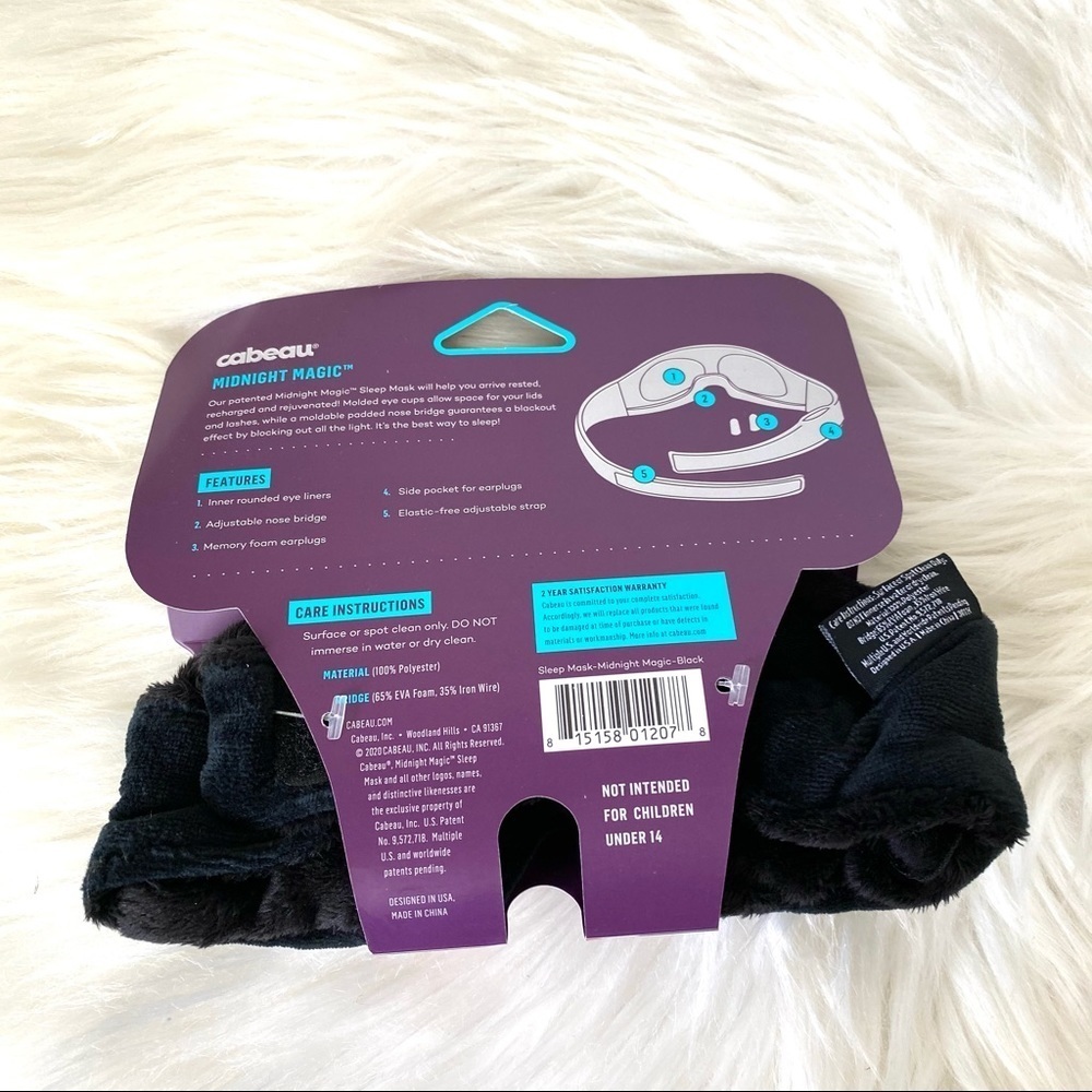 Cabeau Midnight Magic Adjustable  Sleeping Mask - Picture 2 of 5